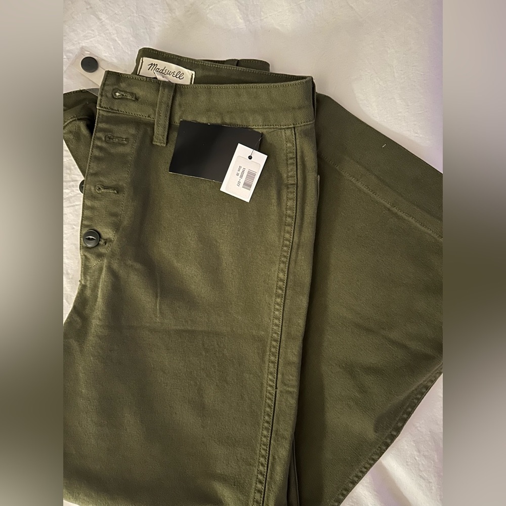 NWT Madewell Emmett Wide Leg Crop Pants